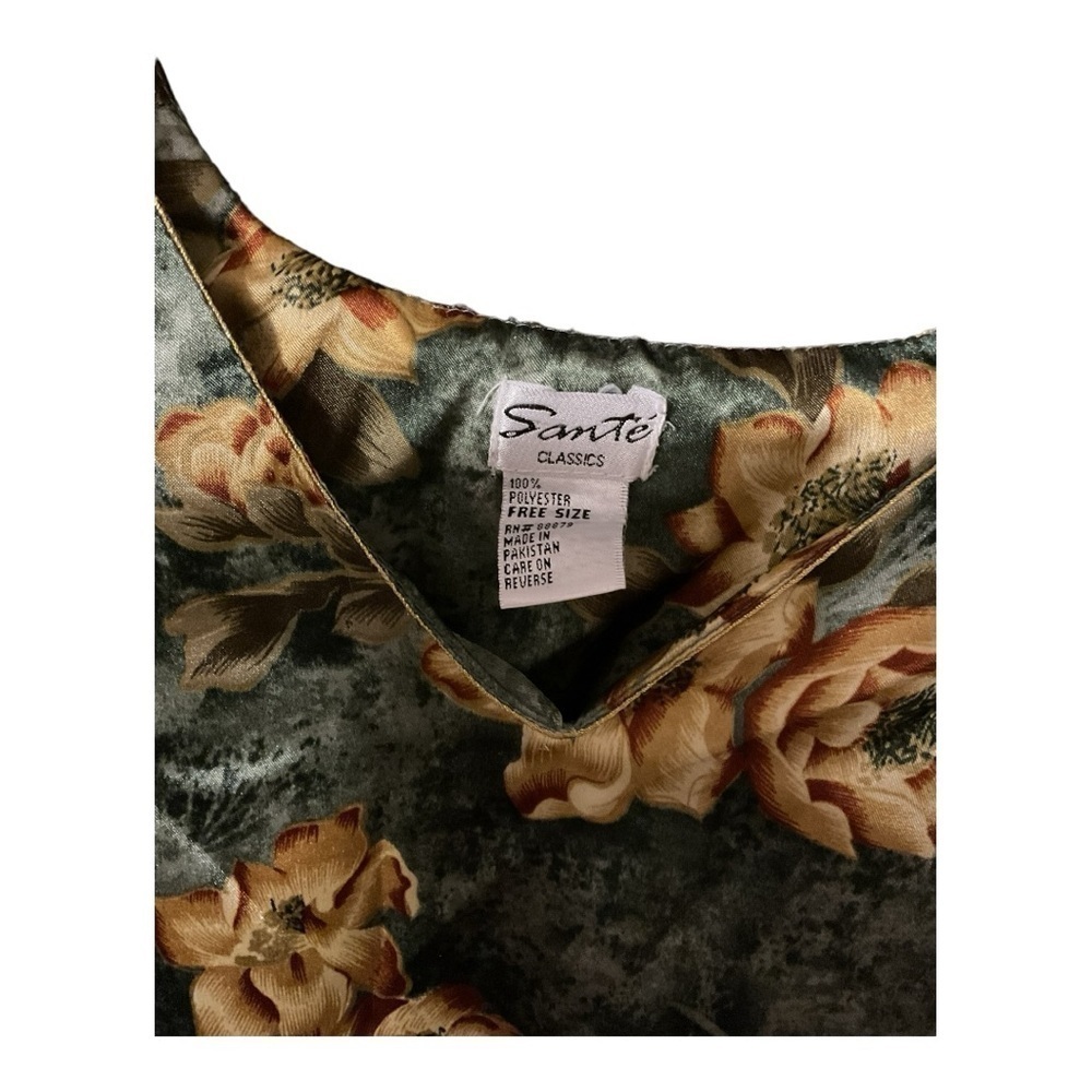 Vintage Sante Classics Floral Kaftan One Size - Picture 6 of 6